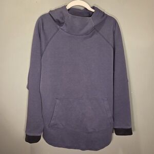 BYLT Premium Drop Cut Pullover Hoodie, Men's Size XL, Navy Blue & Black